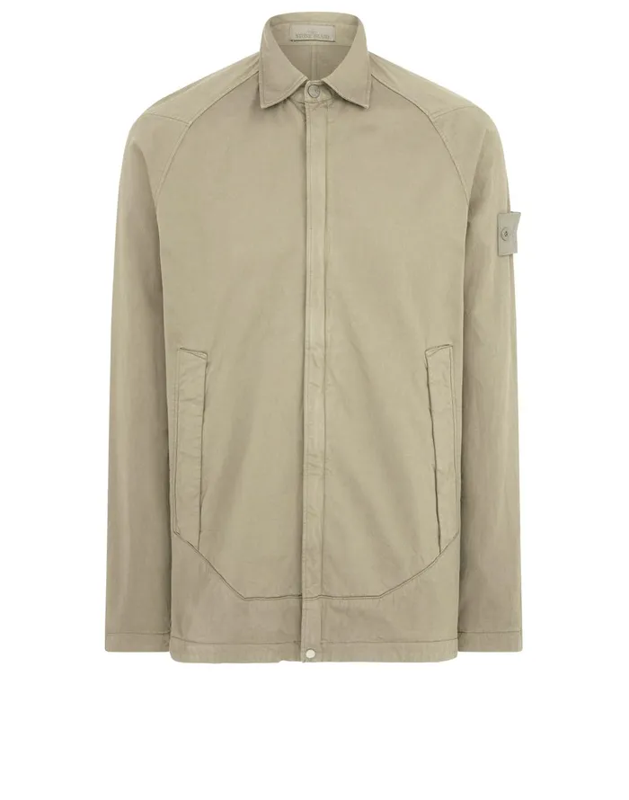 116F4 Overshirt In BeigeOvershirts Beige Mens Stone Island Overshirts