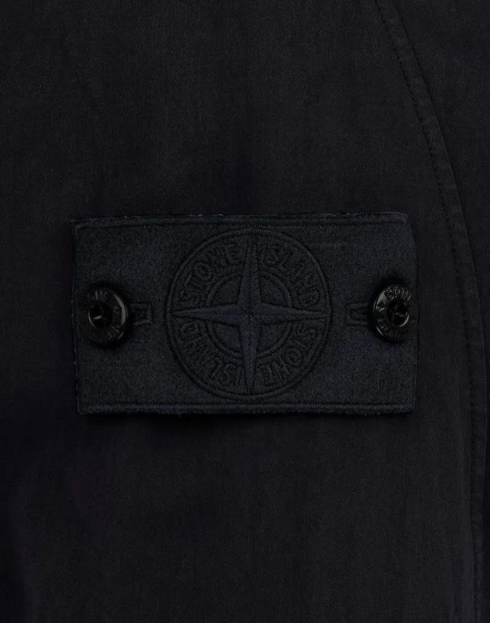 116F4 Overshirt In BlackOvershirts Black Mens Stone Island Overshirts