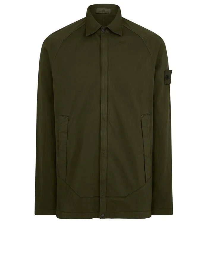 116F4 Overshirt In KhakiOvershirts Khaki Mens Stone Island Overshirts