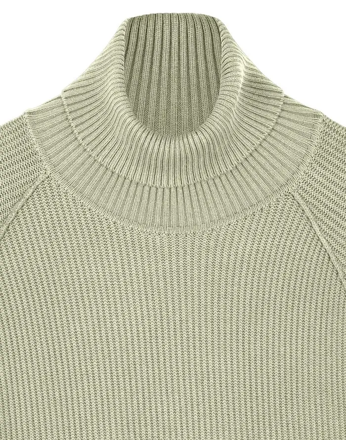 582Fa Turtleneck Jumper In BeigeKnitwear Beige Mens Stone Island Knitwear