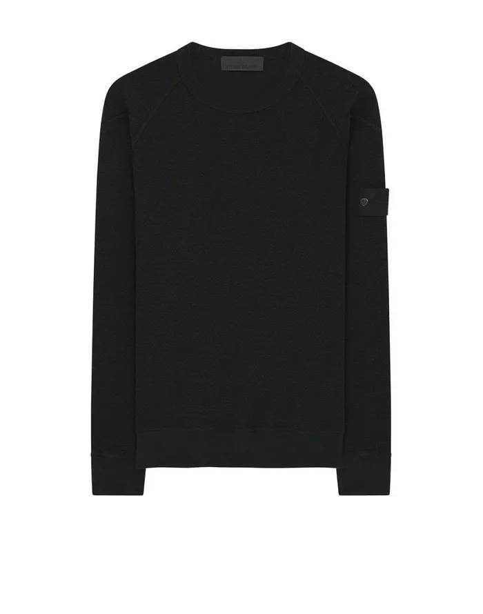 654F5 Crewneck Sweatshirt In BlackSweatshirts Black Mens Stone Island Sweatshirts 654F5 Crewneck Sweatshirt In BlackSweatshirts Black Mens Stone Island Sweatshirts