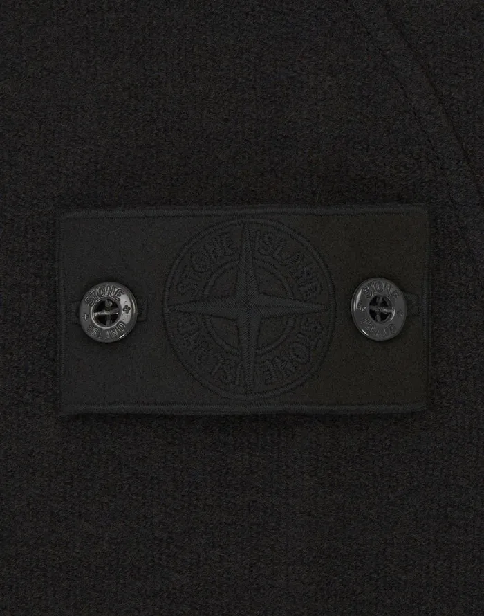 654F5 Crewneck Sweatshirt In BlackSweatshirts Black Mens Stone Island Sweatshirts