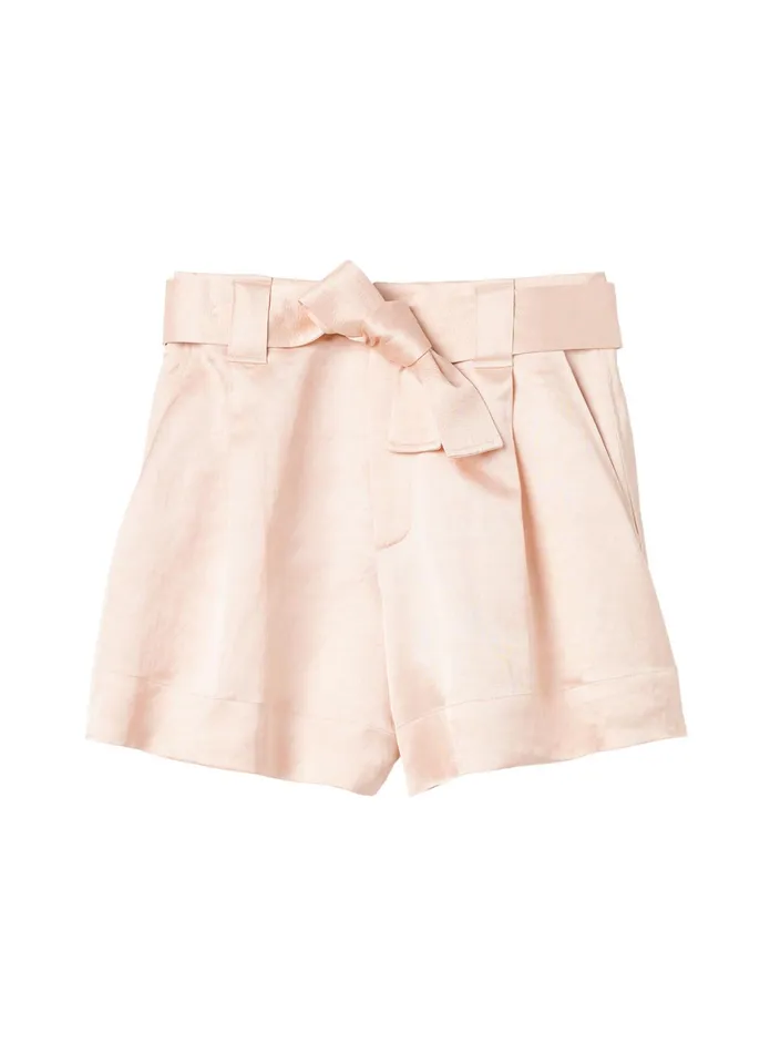 ALC Bottoms Dempsey Linen Shine Short Light Buff 8211 Women