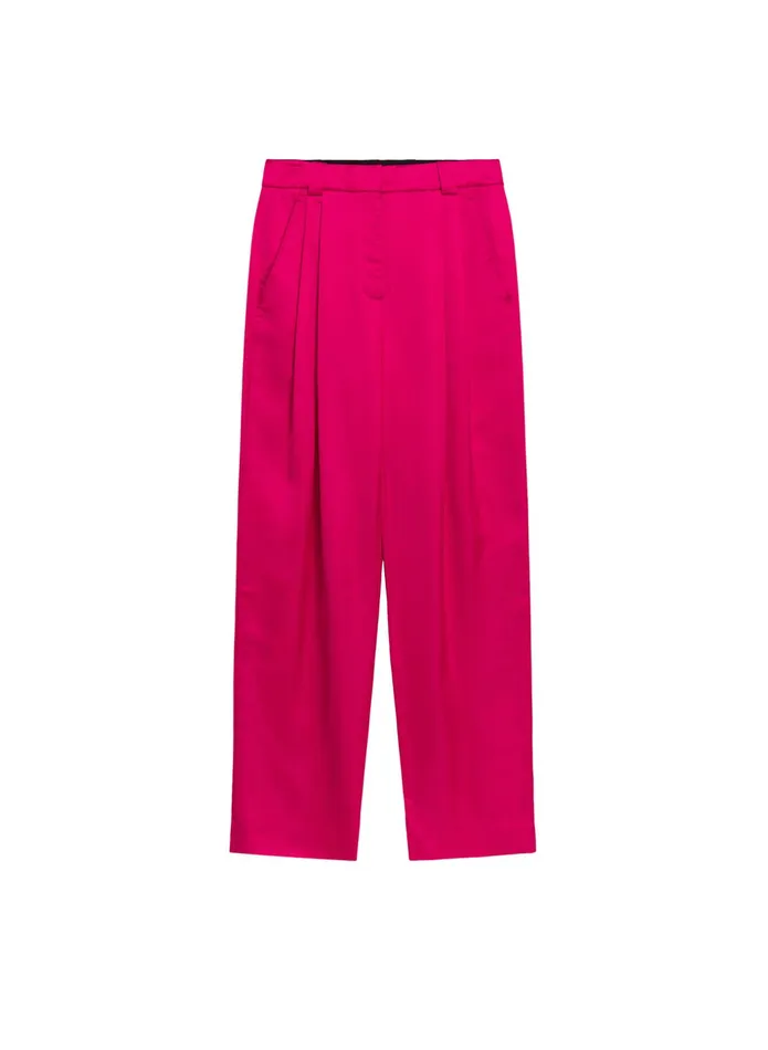 ALC Bottoms Fynn Structured Satin Pant Disco Pink 8211 Women