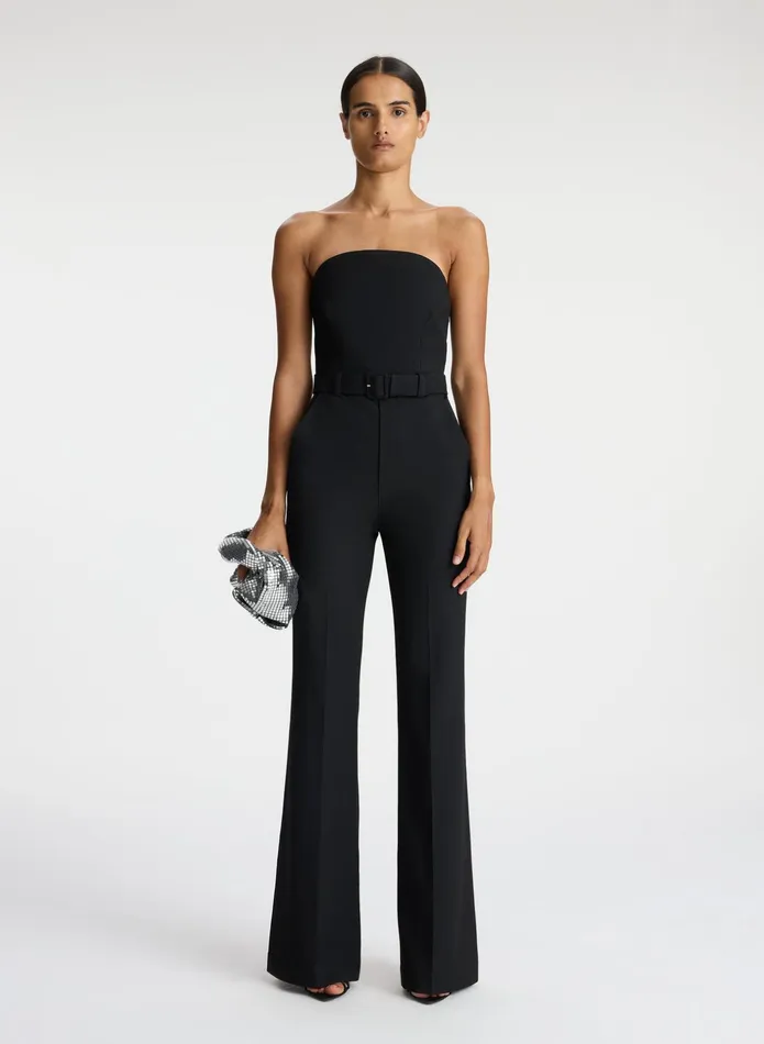 ALC Bottoms Kate Strapless Jumpsuit Black 8211 Women