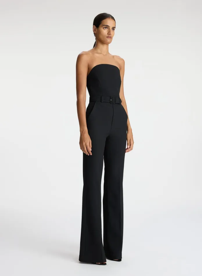 ALC Bottoms Kate Strapless Jumpsuit Black 8211 Women