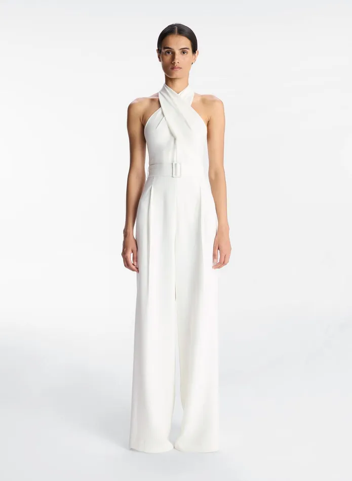 ALC Bottoms Murphy WideLeg Jumpsuit White 8211 Women