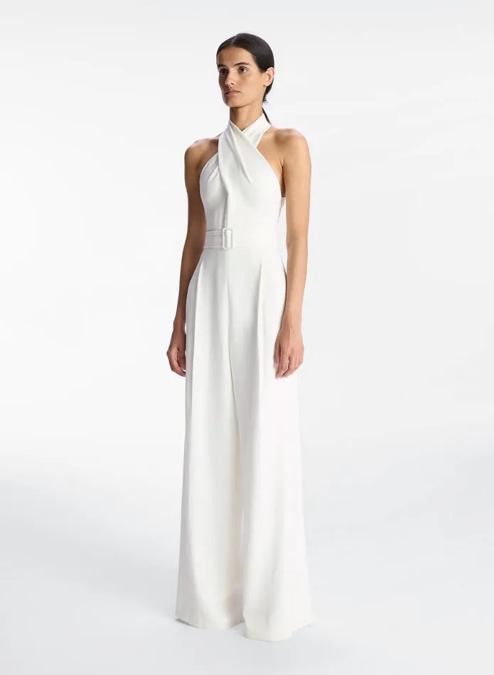 ALC Bottoms Murphy WideLeg Jumpsuit White 8211 Women