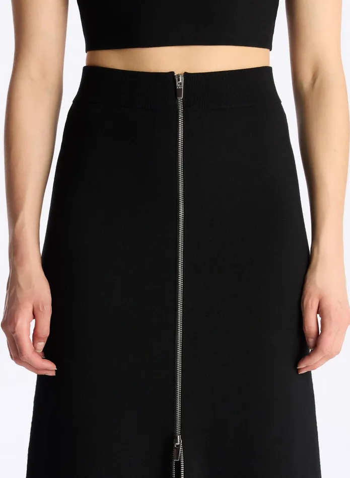 ALC Bottoms Natalia Knit Midi Skirt Black 8211 Women