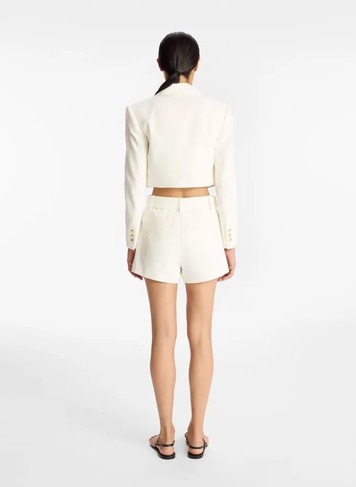 ALC Bottoms Oakland Cotton Tweed Short White 8211 Women