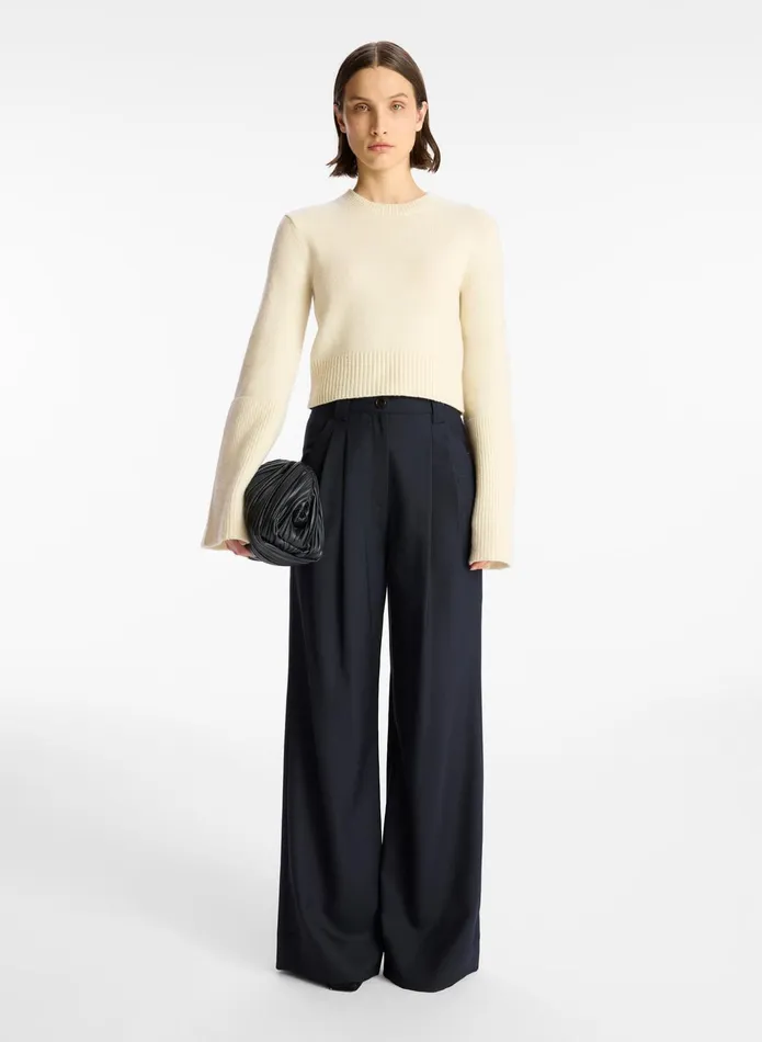 ALC Bottoms Tommy WideLeg Pant Navy 8211 Women