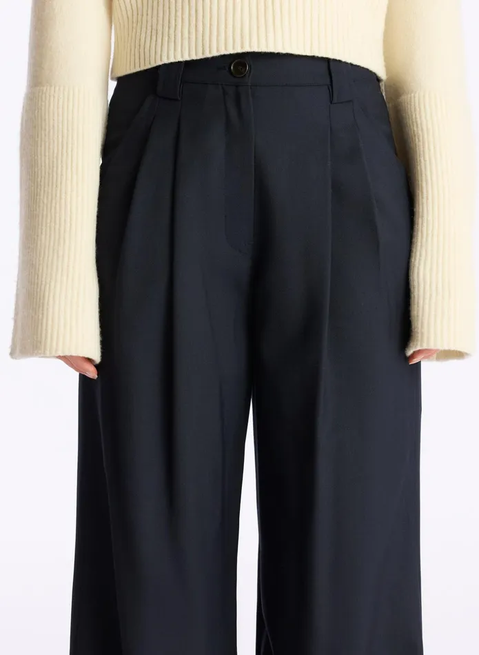 ALC Bottoms Tommy WideLeg Pant Navy 8211 Women