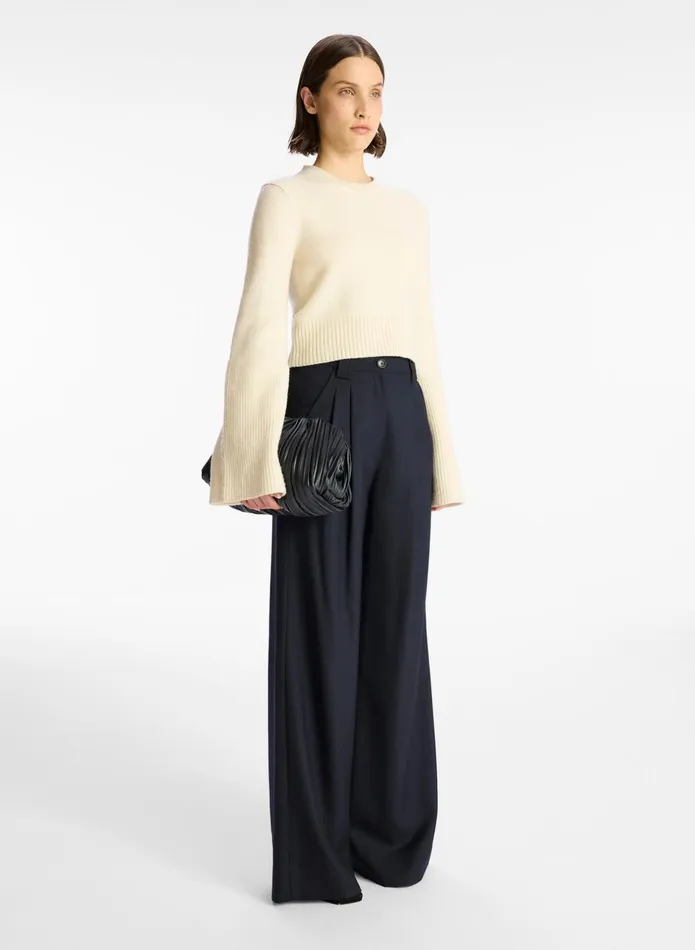 ALC Bottoms Tommy WideLeg Pant Navy 8211 Women