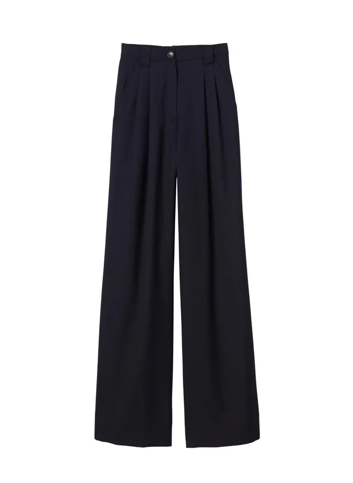 ALC Bottoms Tommy WideLeg Pant Navy 8211 Women