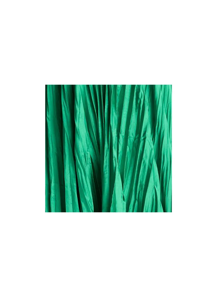ALC Dresses Angelina Ii Satin Pleated Dress Verde 8211 Women