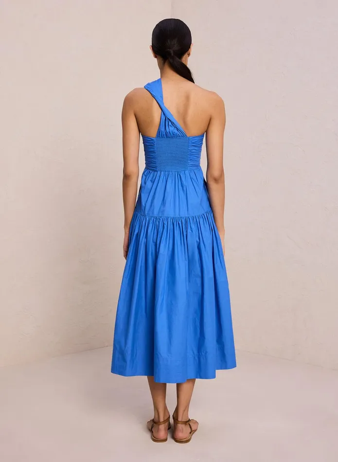 ALC Dresses Aubrey Cotton Midi Dress Coastal Blue 8211 Women