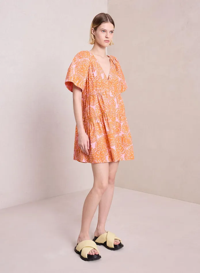 ALC Dresses Camila Cotton Mini Dress Citrouillerose Combo 8211 Women