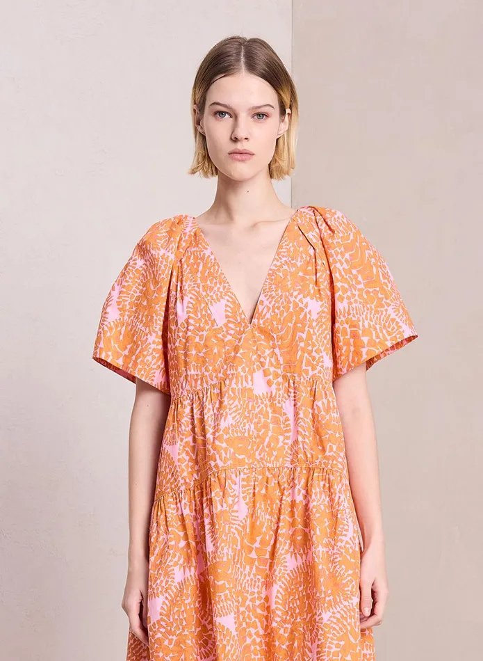 ALC Dresses Camila Cotton Mini Dress Citrouillerose Combo 8211 Women