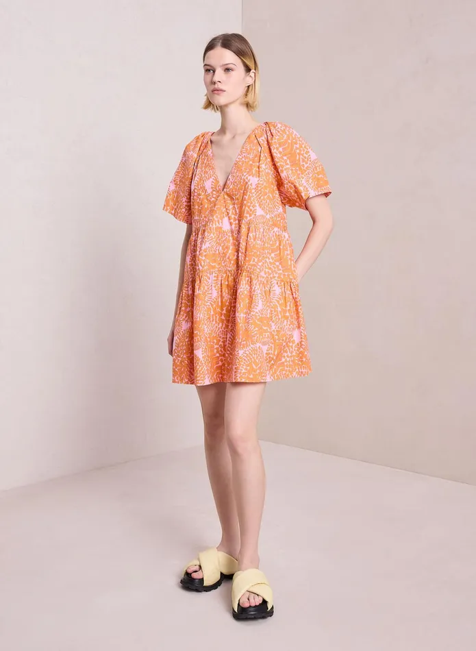ALC Dresses Camila Cotton Mini Dress Citrouillerose Combo 8211 Women