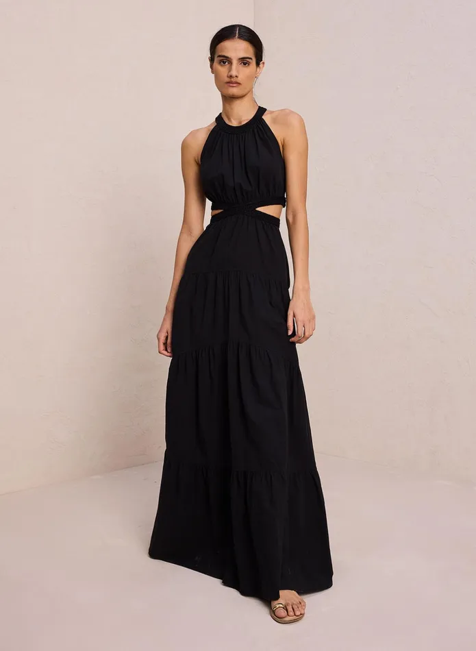 ALC Dresses Casey Crochet Trim Dress Black 8211 Women