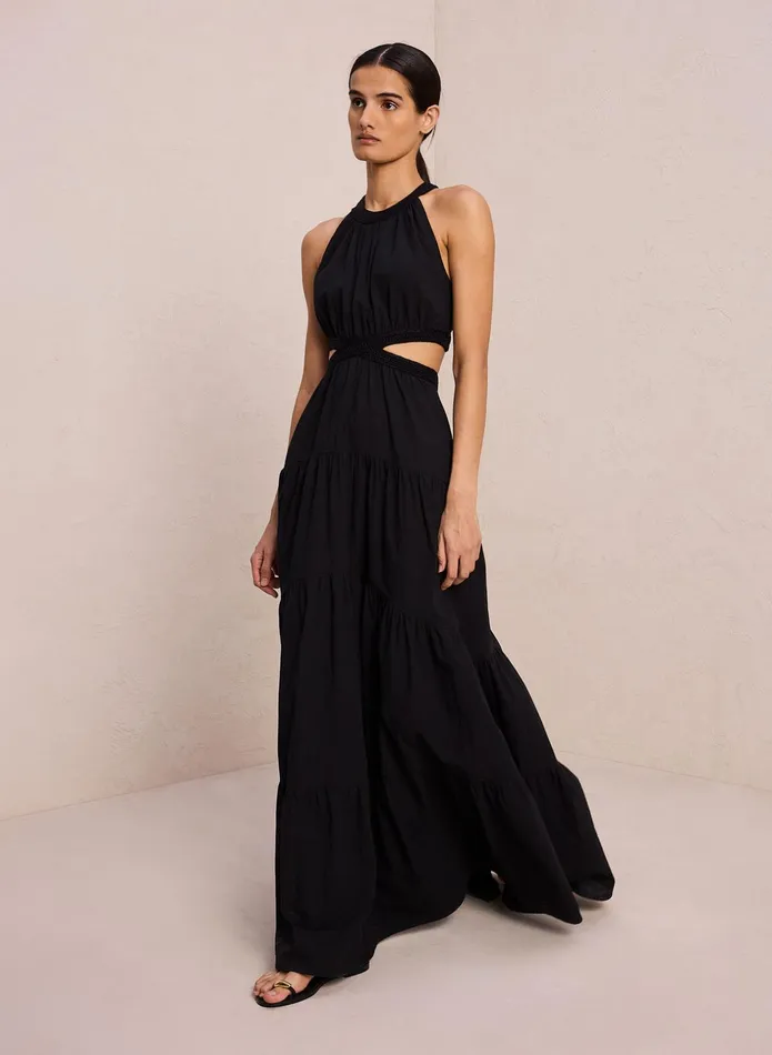 ALC Dresses Casey Crochet Trim Dress Black 8211 Women