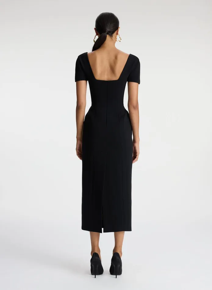 ALC Dresses Elvie Midi Dress Black 8211 Women