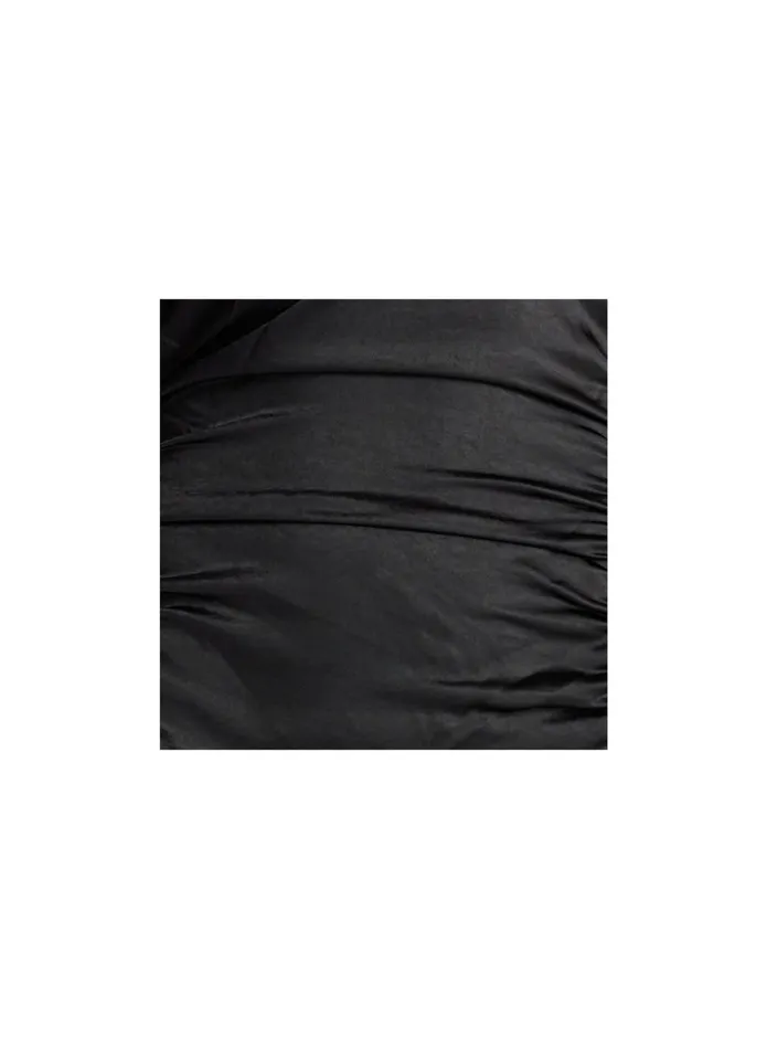 ALC Dresses Inez Satin Midi Dress Black 8211 Women