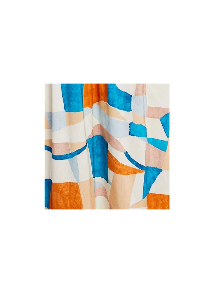 ALC Dresses Lark Strapless Maxi Dress Amalfi Blueapricot Multi 8211 Women