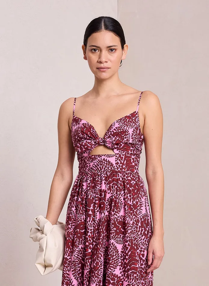 ALC Dresses Laura Cotton Maxi Dress Applerose Combo 8211 Women