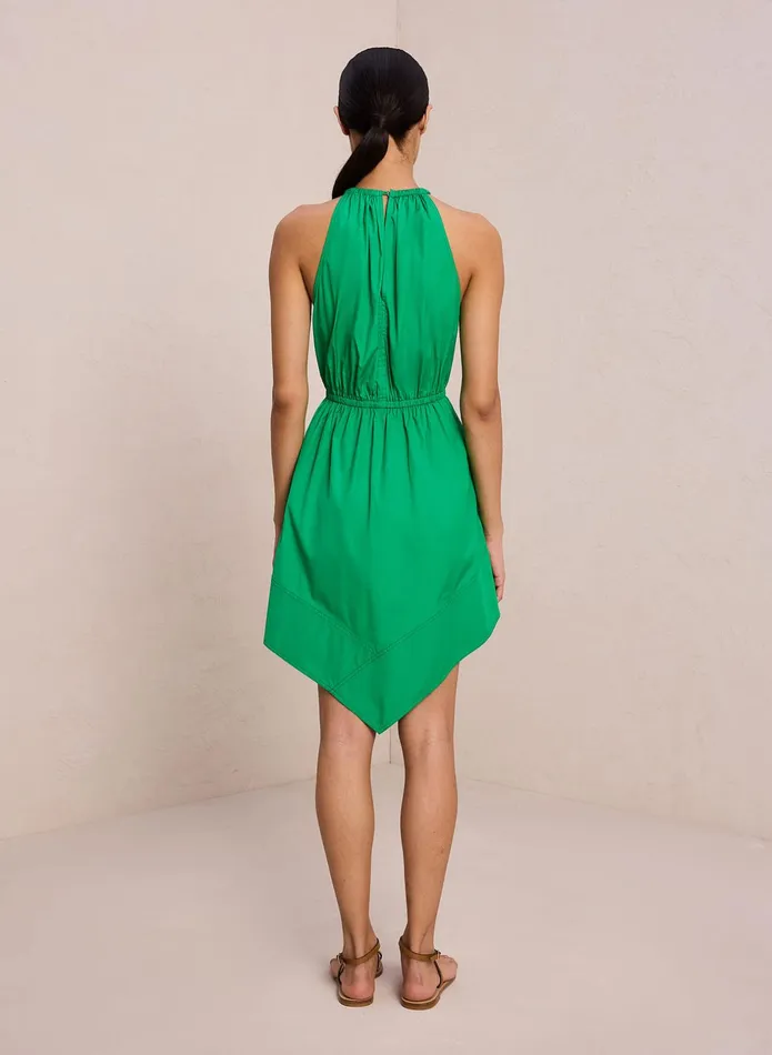 ALC Dresses Olympia Cotton Mini Dress Verde 8211 Women