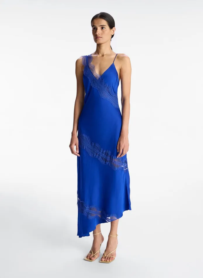 ALC Dresses Soleil Lace Midi Dress Cyanregal 8211 Women
