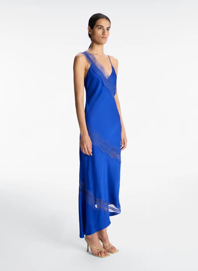 ALC Dresses Soleil Lace Midi Dress Cyanregal 8211 Women