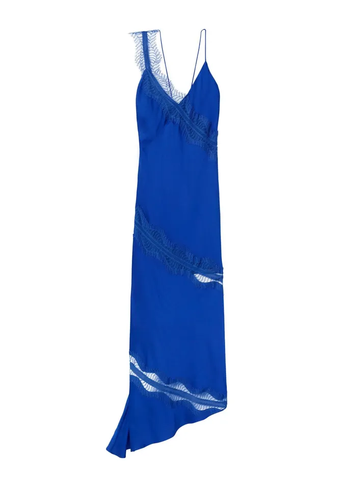 ALC Dresses Soleil Lace Midi Dress Cyanregal 8211 Women