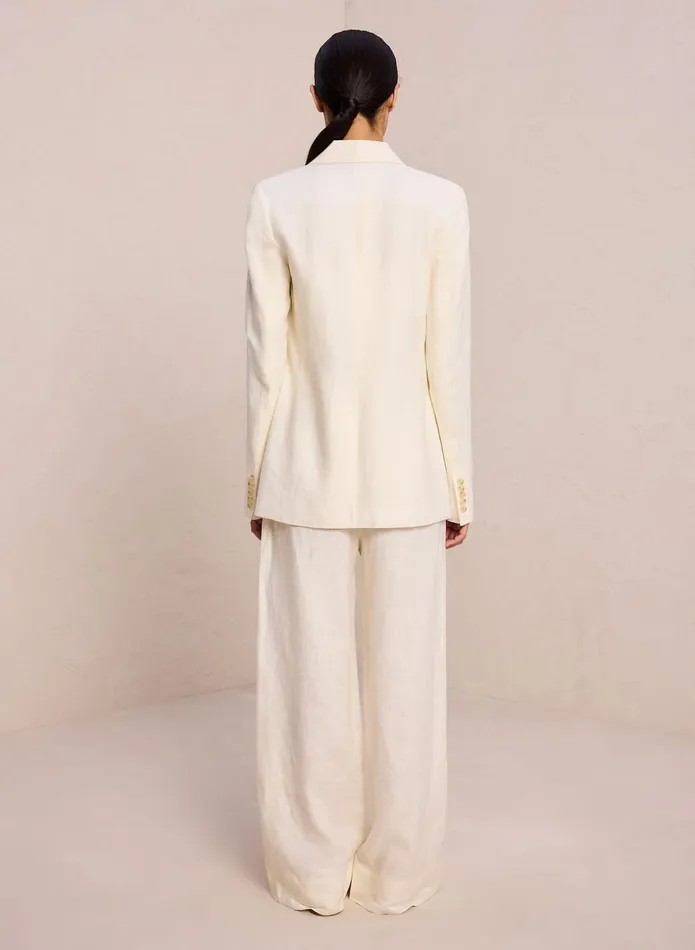 ALC Jackets and Coats Arlo Linen Jacket Cream 8211 Women