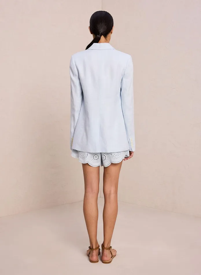 ALC Jackets and Coats Arlo Linen Jacket Ice Water 8211 Women