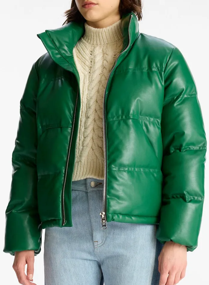 ALC Jackets and Coats Mila Vegan Leather Jacket Deep Forest 8211 Women