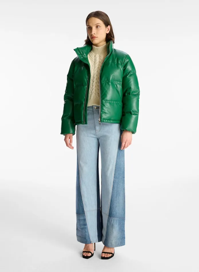 ALC Jackets and Coats Mila Vegan Leather Jacket Deep Forest 8211 Women