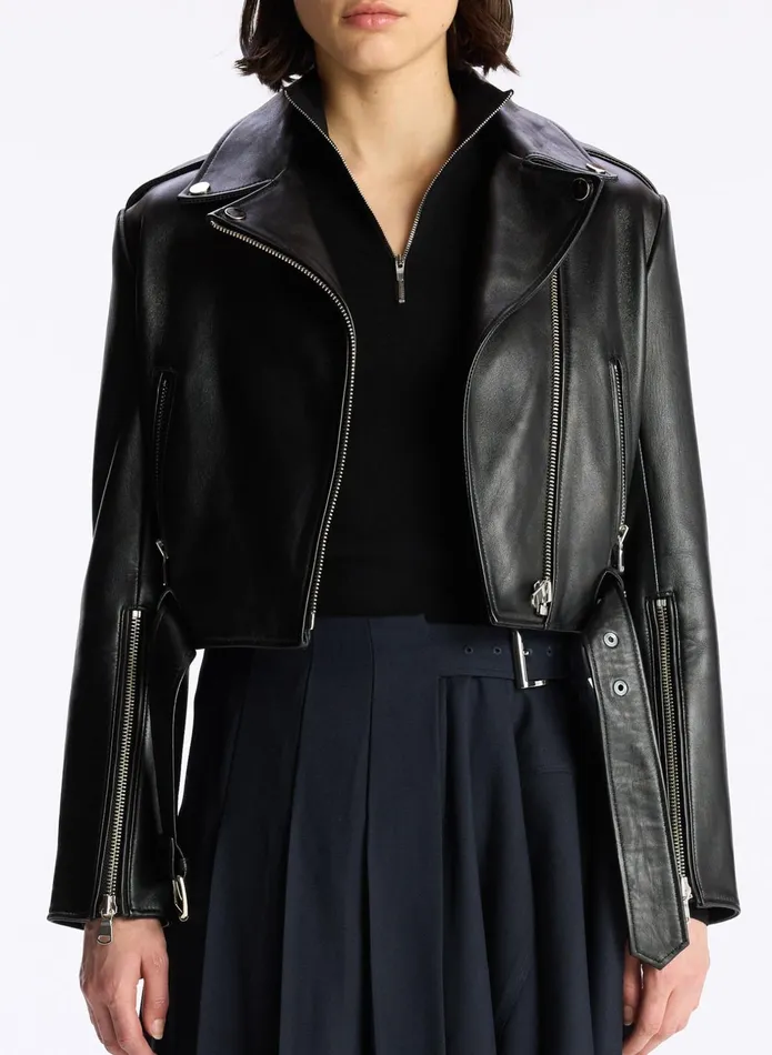 ALC Jackets and Coats Monroe Leather Jacket Black 8211 Women