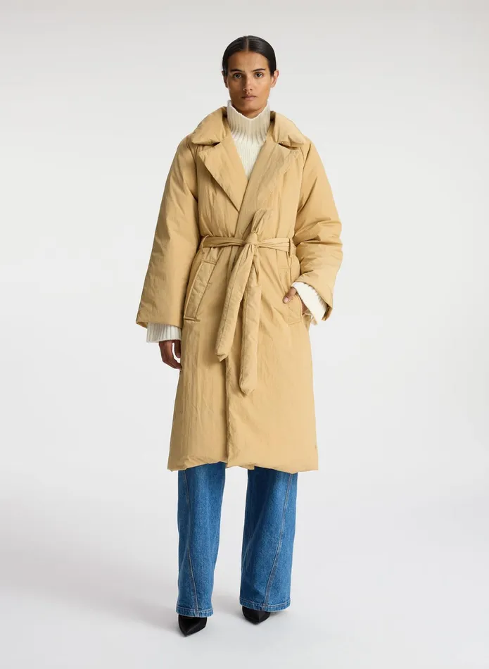 ALC Jackets and Coats Sterling Quilted Nylon Coat Light Sage 8211 Women