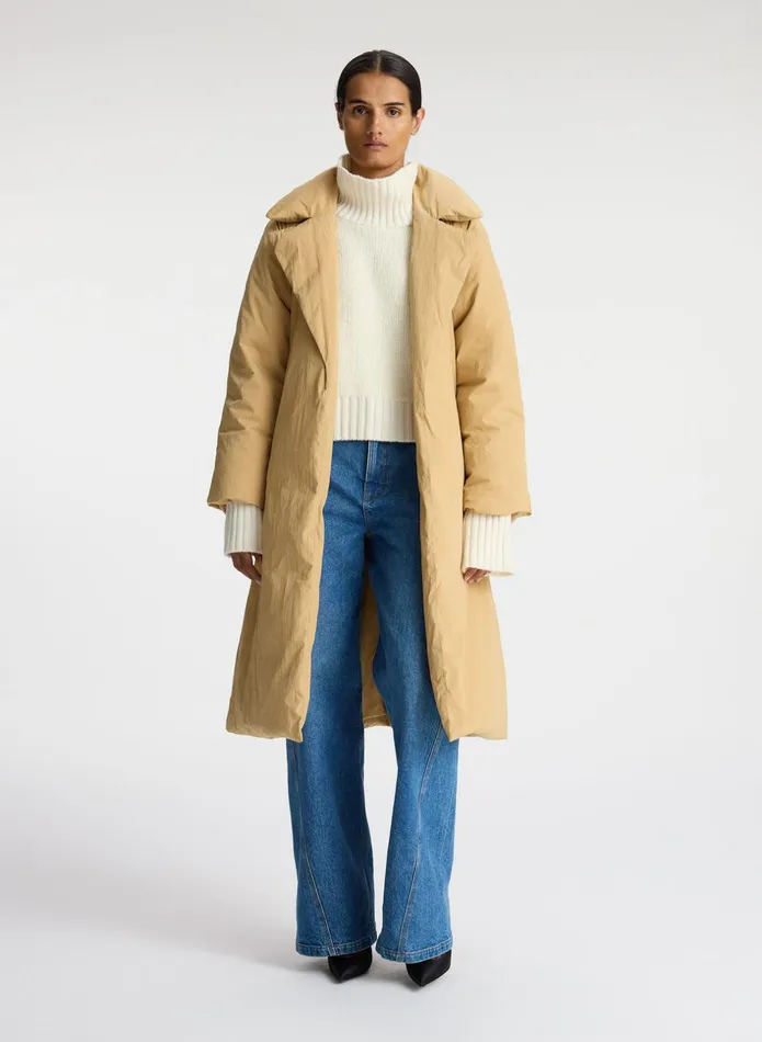 ALC Jackets and Coats Sterling Quilted Nylon Coat Light Sage 8211 Women