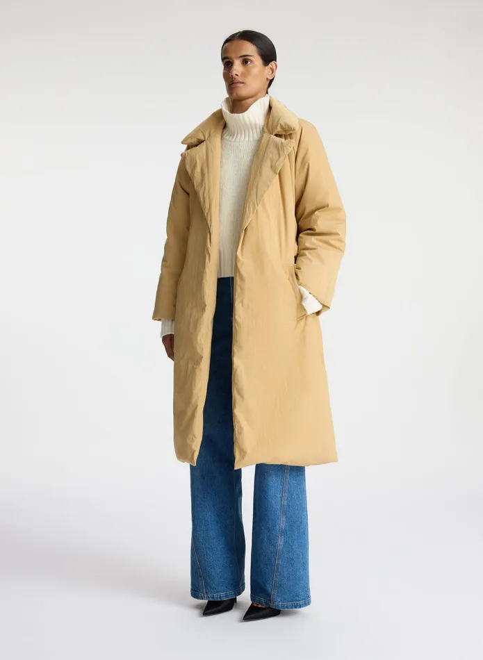 ALC Jackets and Coats Sterling Quilted Nylon Coat Light Sage 8211 Women