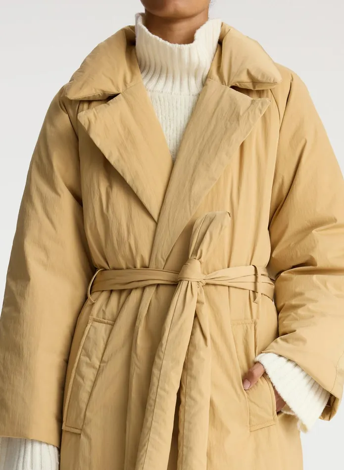 ALC Jackets and Coats Sterling Quilted Nylon Coat Light Sage 8211 Women
