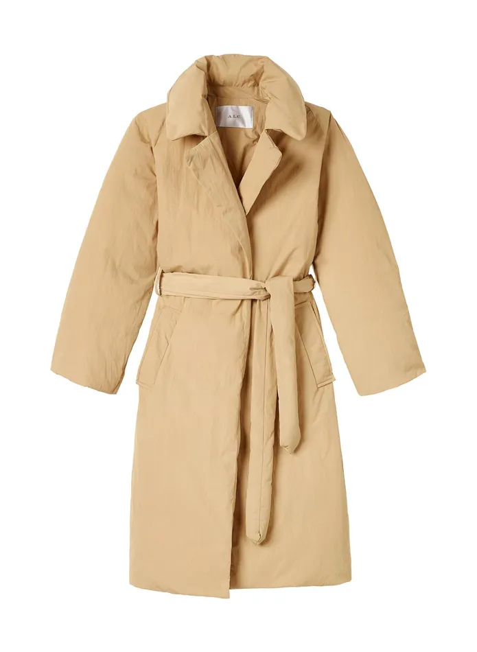 ALC Jackets and Coats Sterling Quilted Nylon Coat Light Sage 8211 Women