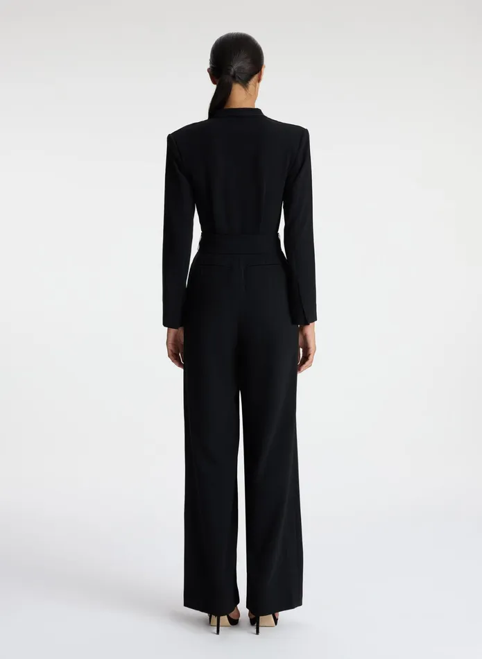 ALC Jumpsuits Kieran Ii WideLeg Jumpsuit Black 8211 Women