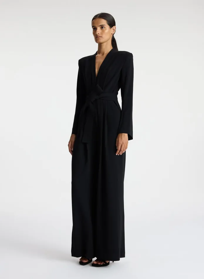 ALC Jumpsuits Kieran Ii WideLeg Jumpsuit Black 8211 Women