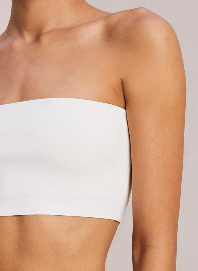 ALC Knitwear Dean Strapless Knit Bra Off White 8211 Women