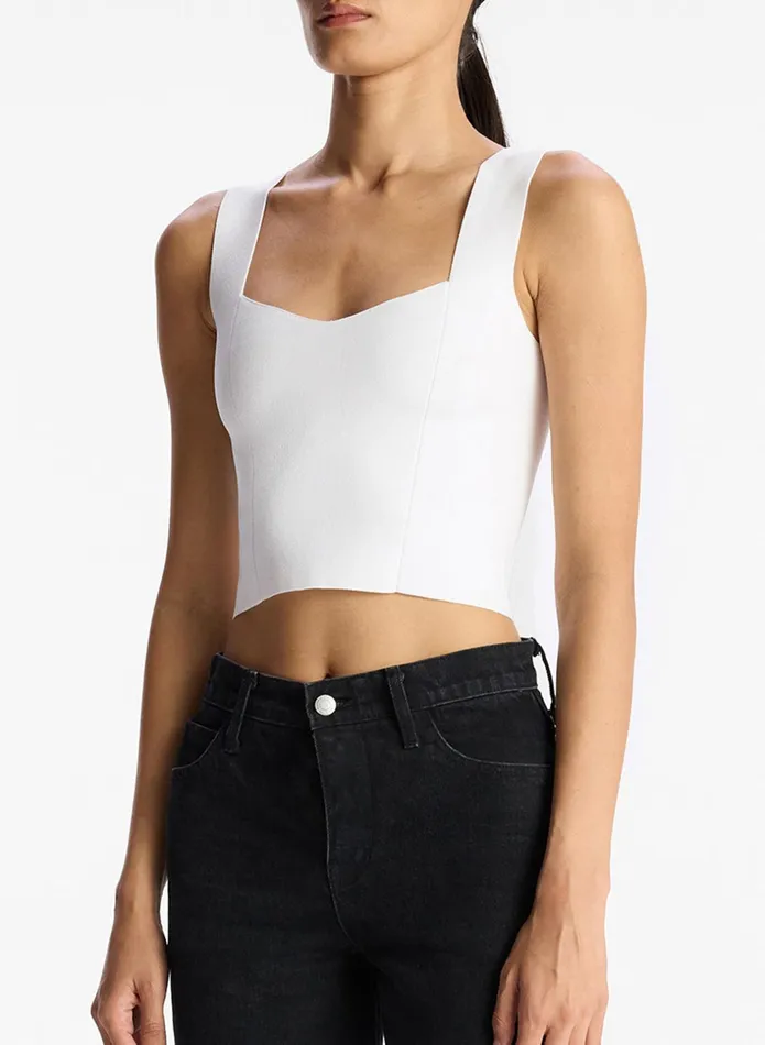 ALC Knitwear Jordana Knit Top White 8211 Women