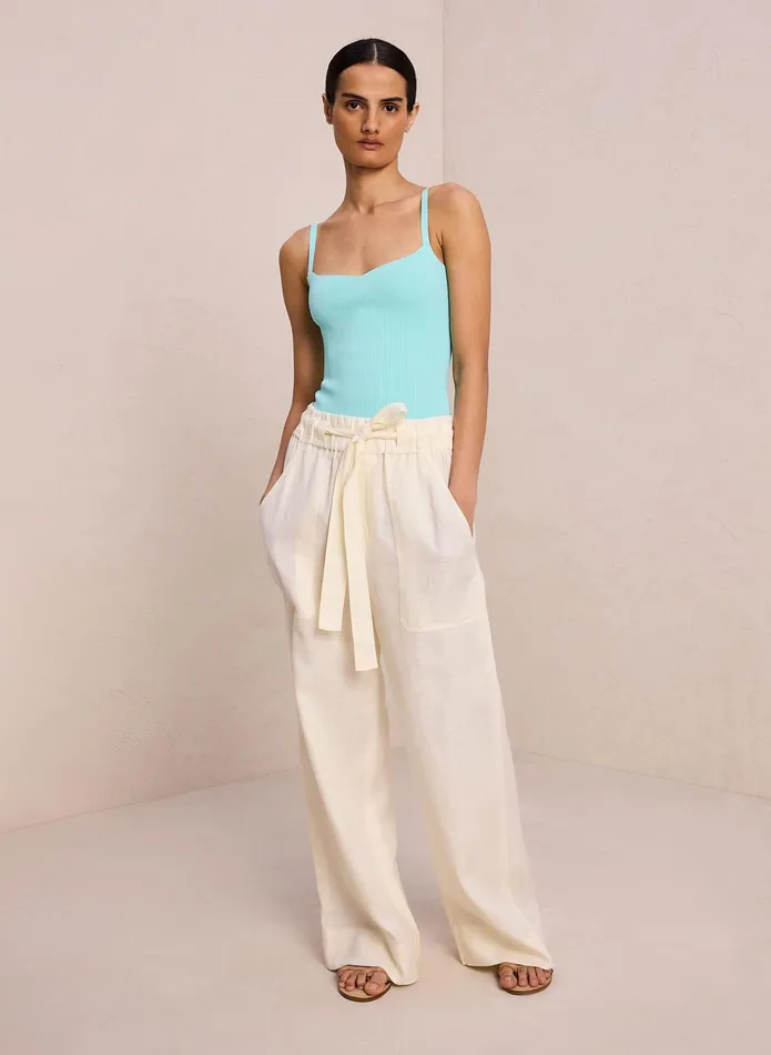 ALC Knitwear Milo Rib Knit Top Summer Dew 8211 Women