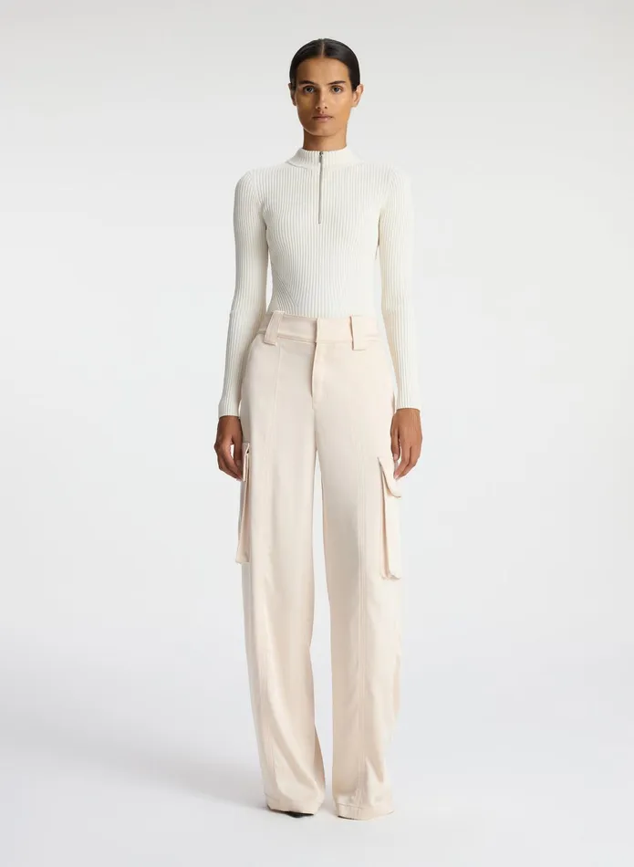 ALC Knitwear Noa Knit Top Almond Cream 8211 Women