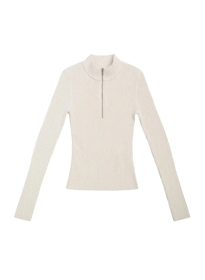 ALC Knitwear Noa Knit Top Almond Cream 8211 Women